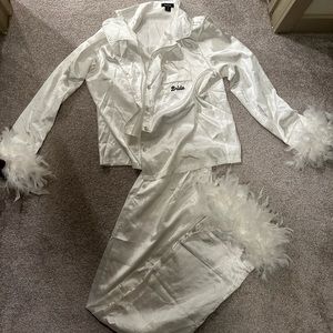 Feather bride pjs